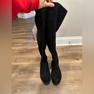 Madden Girl Suede Over Knee Boot